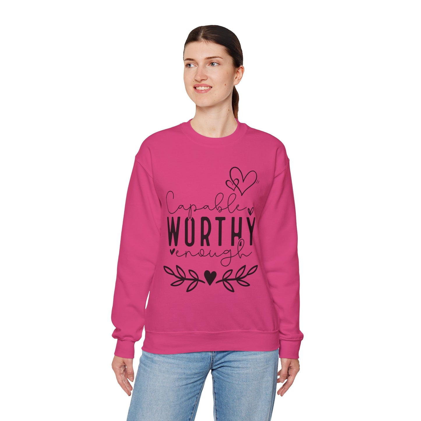Capable & Worthy Unisex Crewneck Sweatshirt