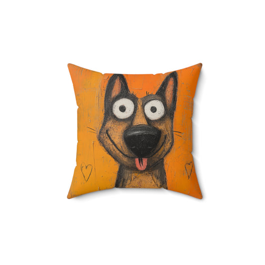 Dog Lovers Square Pillow
