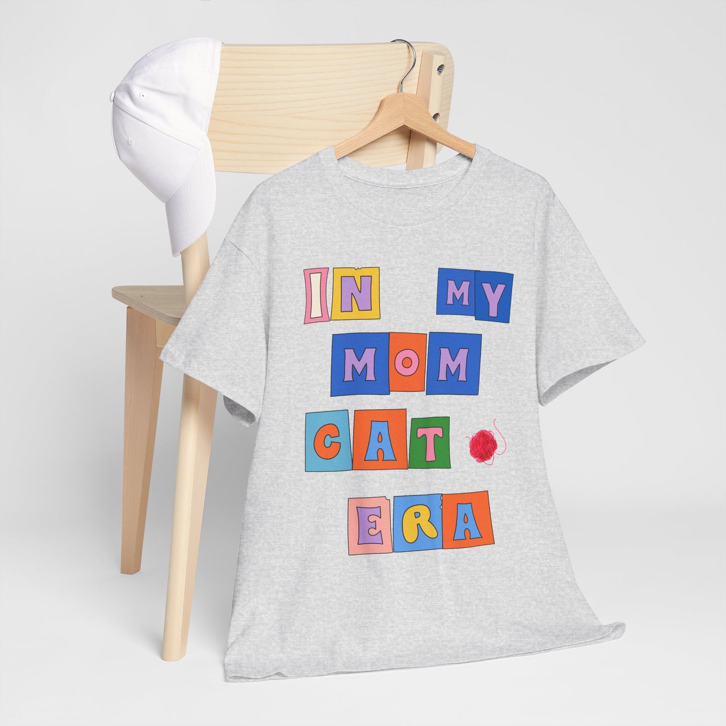 "In My Mom's Cat Era" Unisex Heavy Cotton Tee