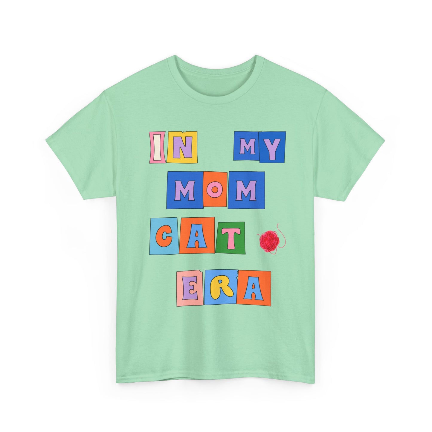 "In My Mom's Cat Era" Unisex Heavy Cotton Tee