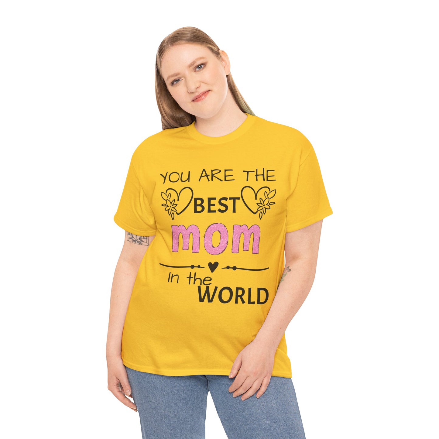 Best Mom Unisex Heavy Cotton Tee