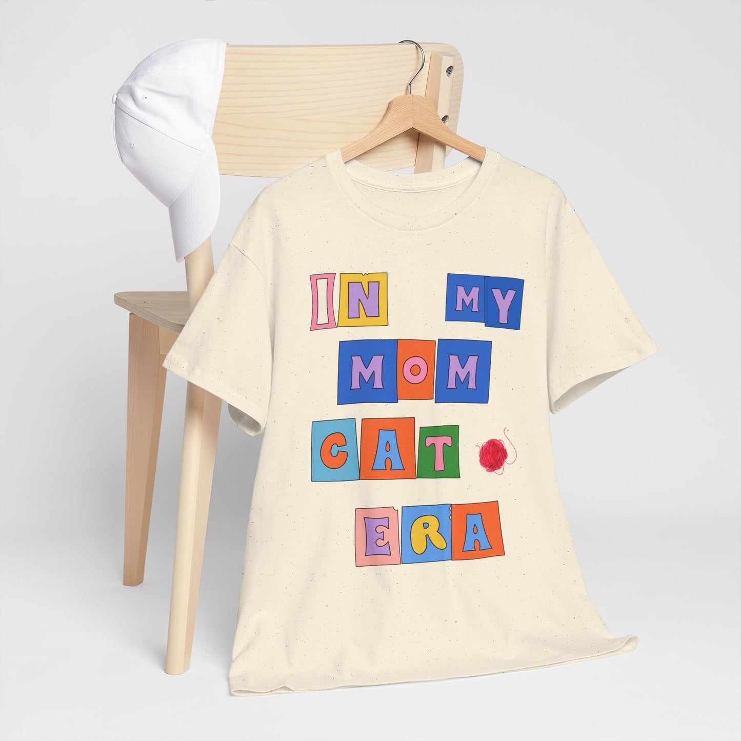 "In My Mom's Cat Era" Unisex Heavy Cotton Tee