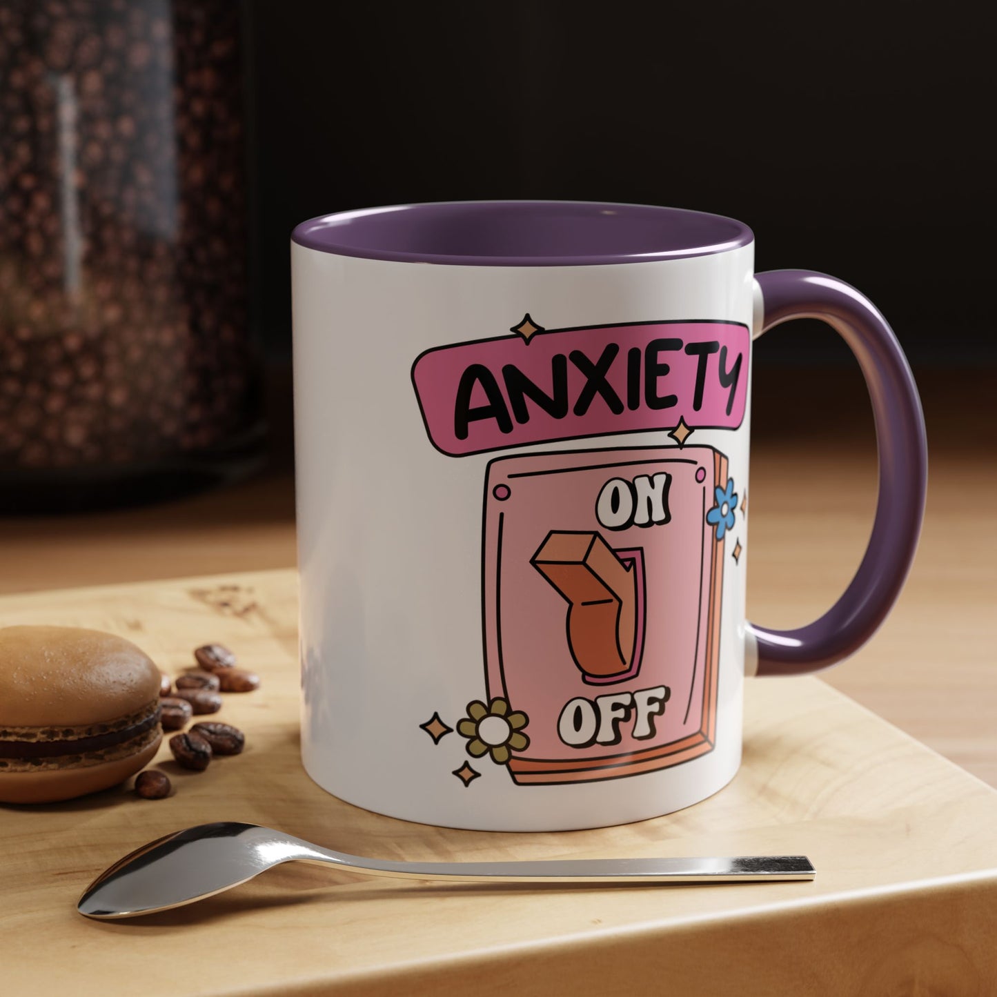 Anxiety On/Off Accent Coffee Mug