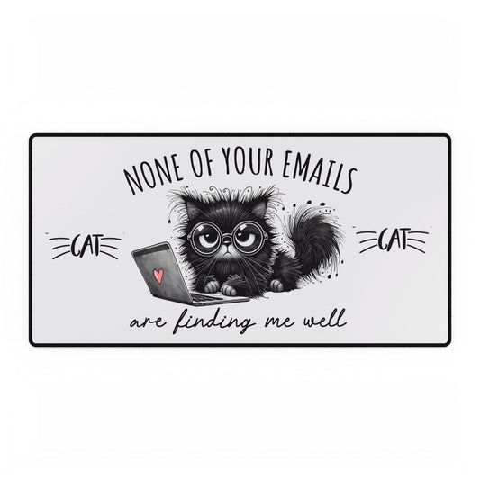Playful Cat Desk Mat
