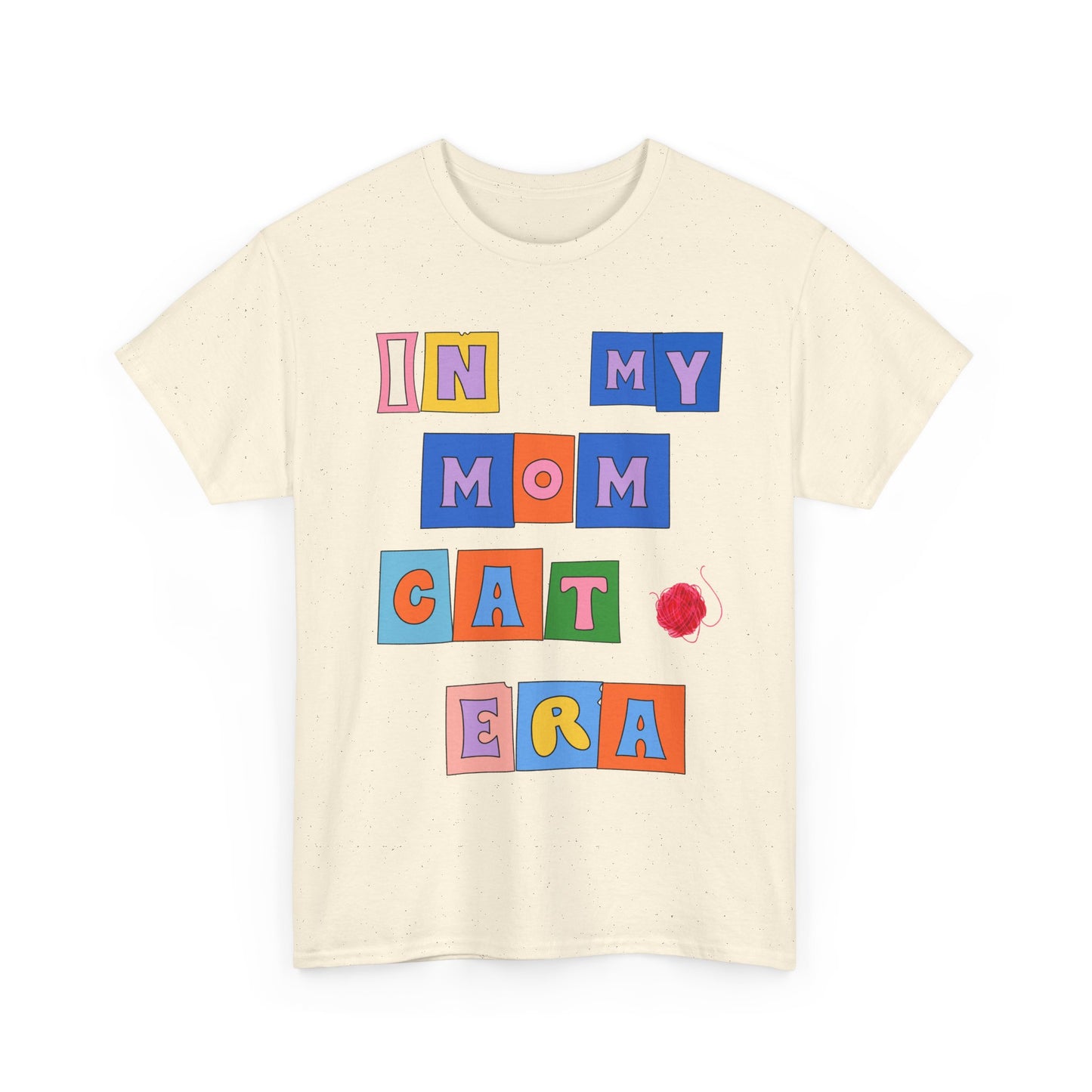 "In My Mom's Cat Era" Unisex Heavy Cotton Tee