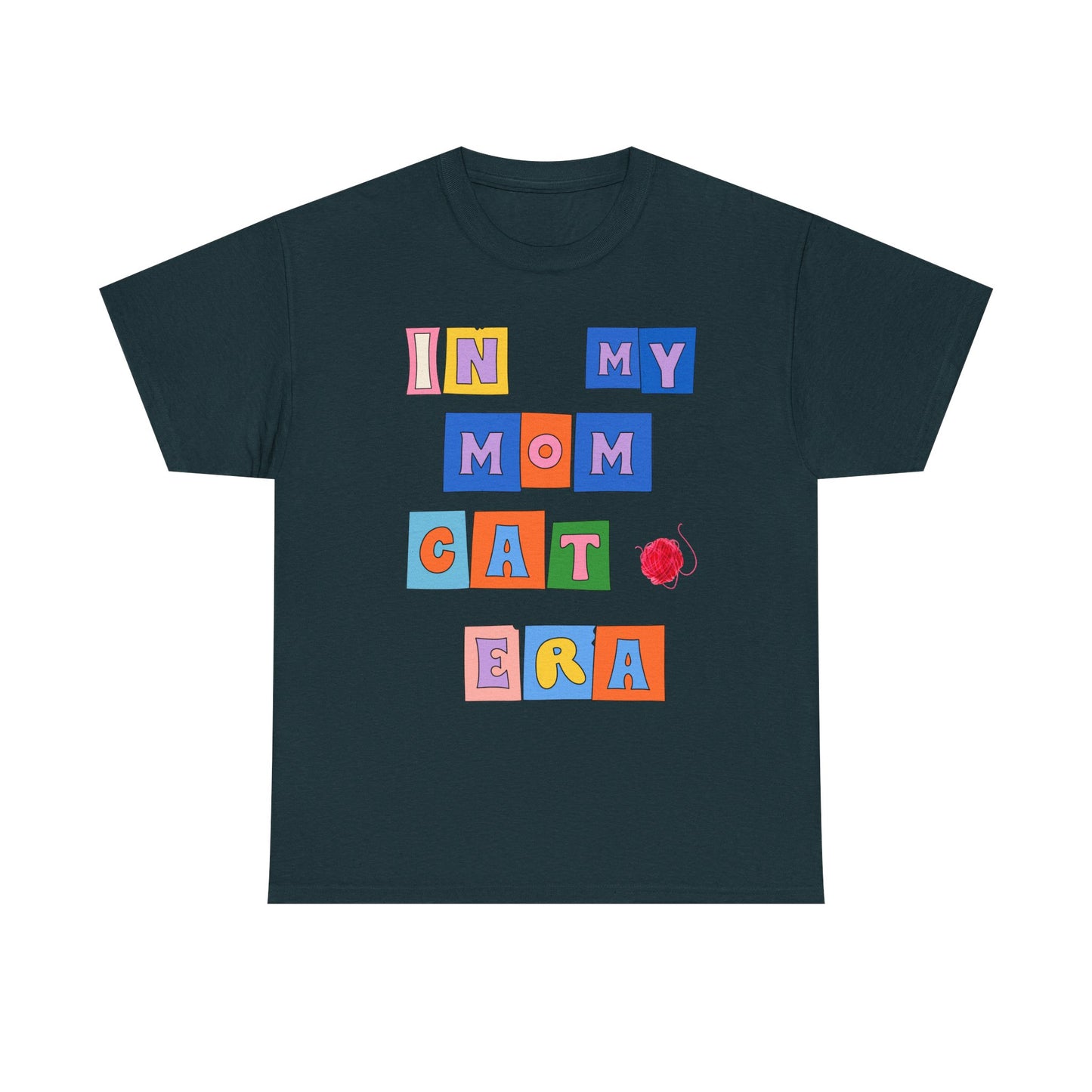 "In My Mom's Cat Era" Unisex Heavy Cotton Tee