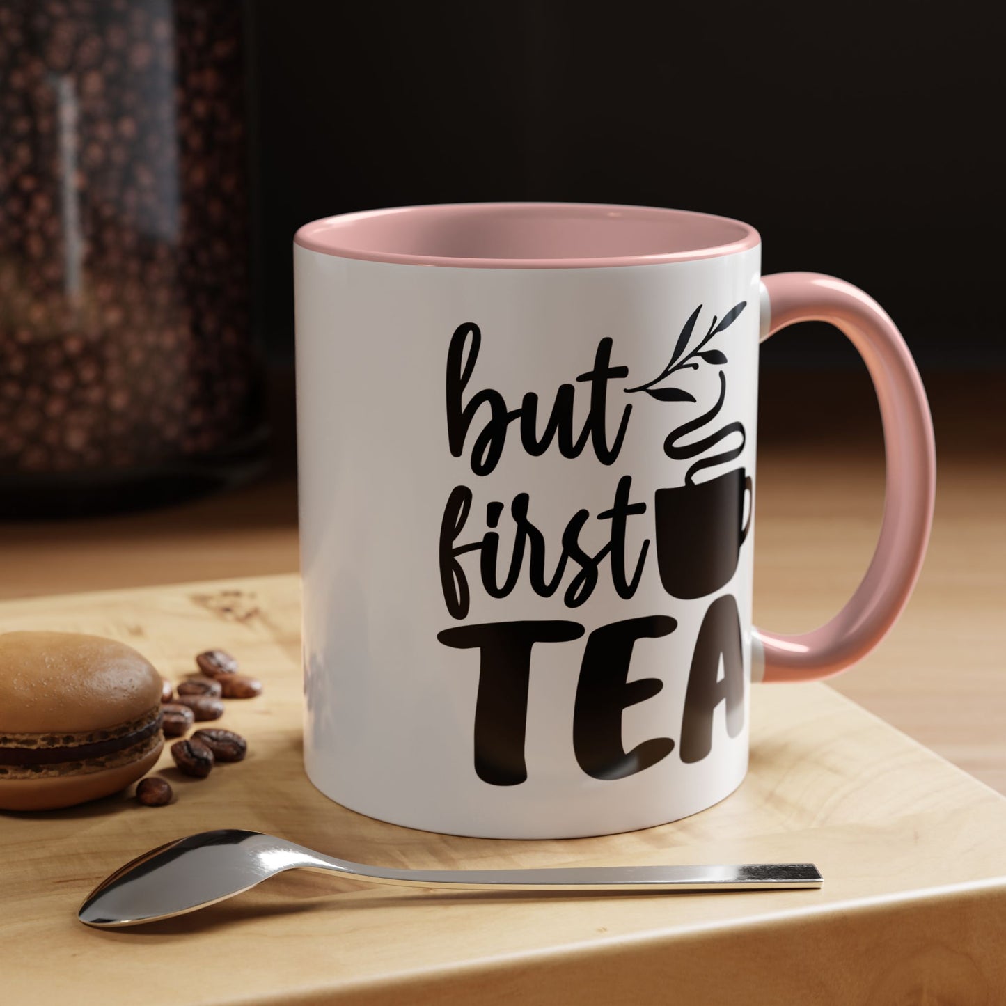 But First Tea Accent Coffee Mug