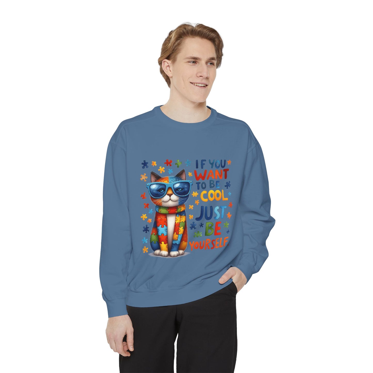 Cool Cat Inspirational Sweatshirt