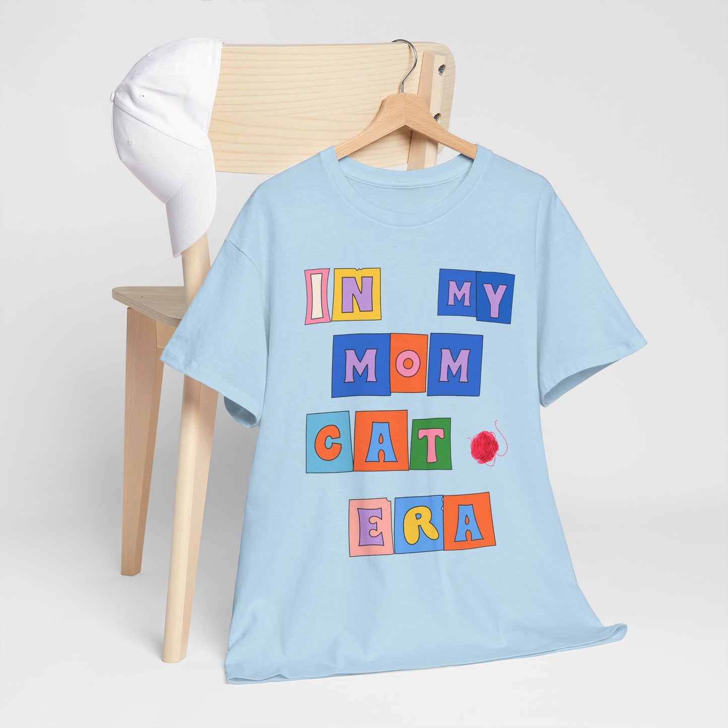 "In My Mom's Cat Era" Unisex Heavy Cotton Tee