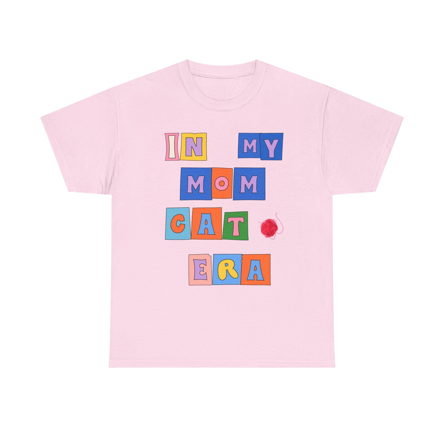 "In My Mom's Cat Era" Unisex Heavy Cotton Tee