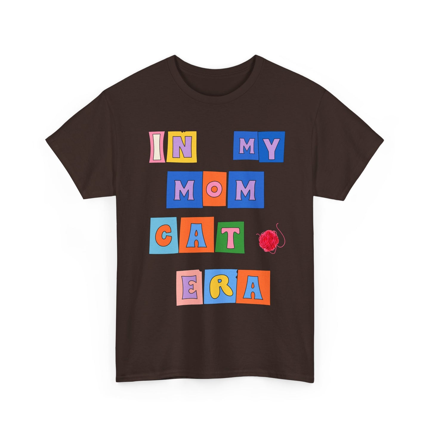 "In My Mom's Cat Era" Unisex Heavy Cotton Tee