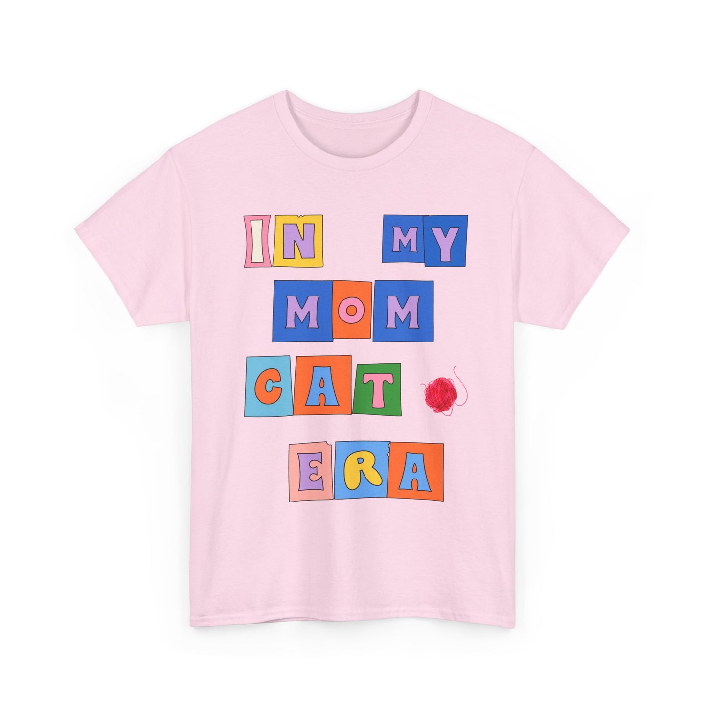 "In My Mom's Cat Era" Unisex Heavy Cotton Tee
