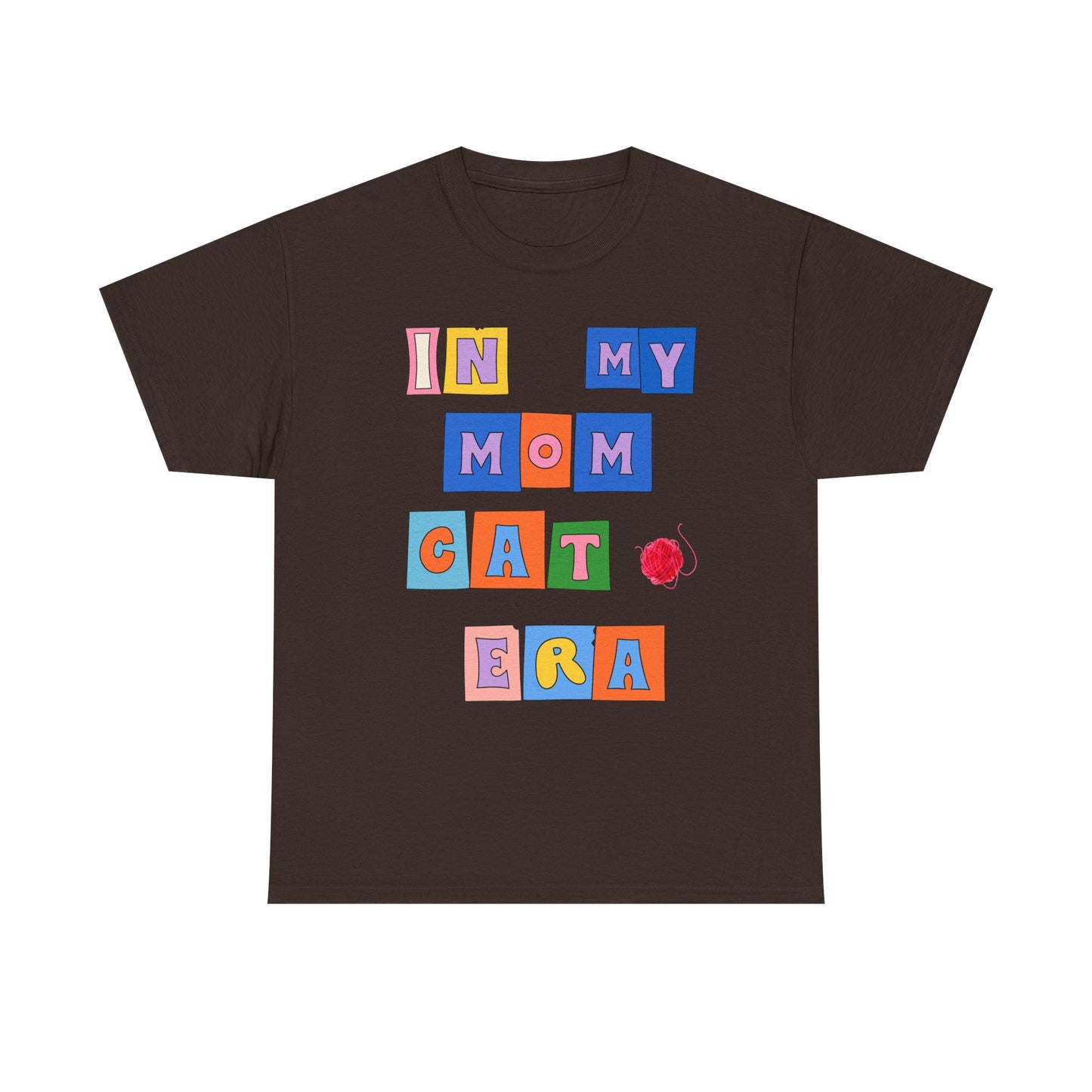 "In My Mom's Cat Era" Unisex Heavy Cotton Tee