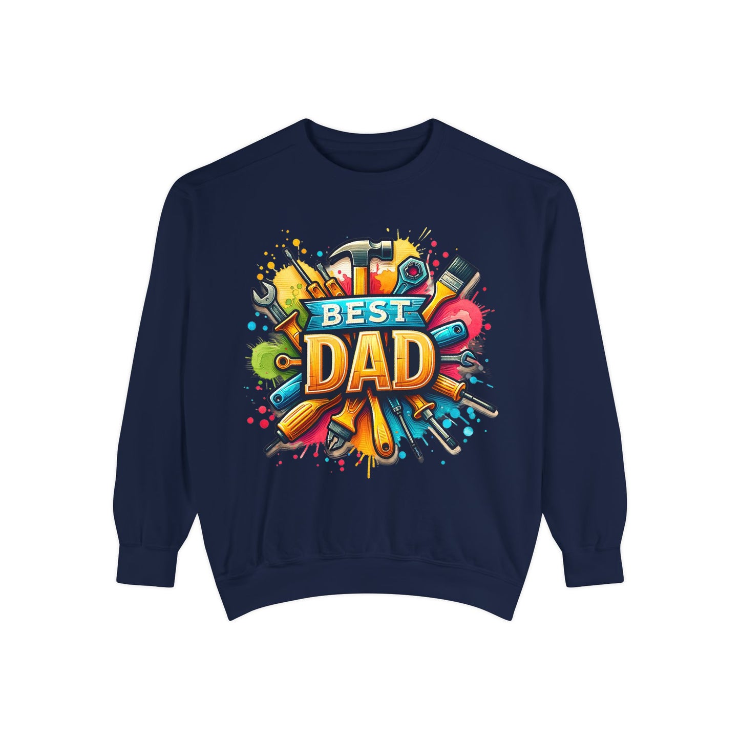 Best Dad Garment-Dyed Sweatshirt