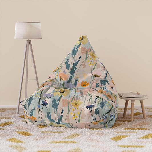 Cozy Floral Bean Bag Cover