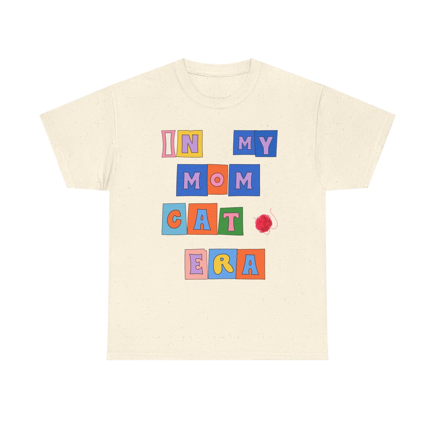 "In My Mom's Cat Era" Unisex Heavy Cotton Tee
