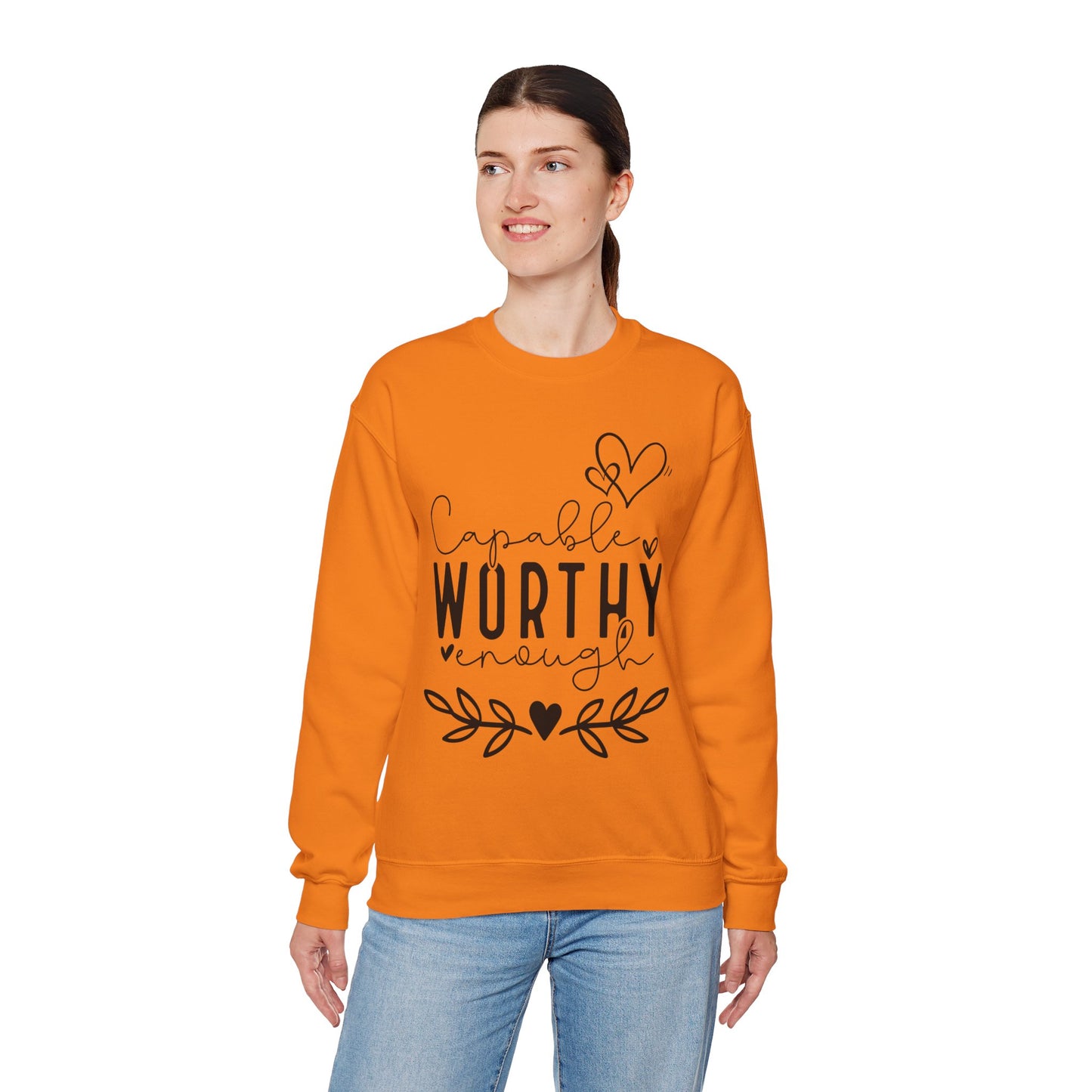 Capable & Worthy Unisex Crewneck Sweatshirt