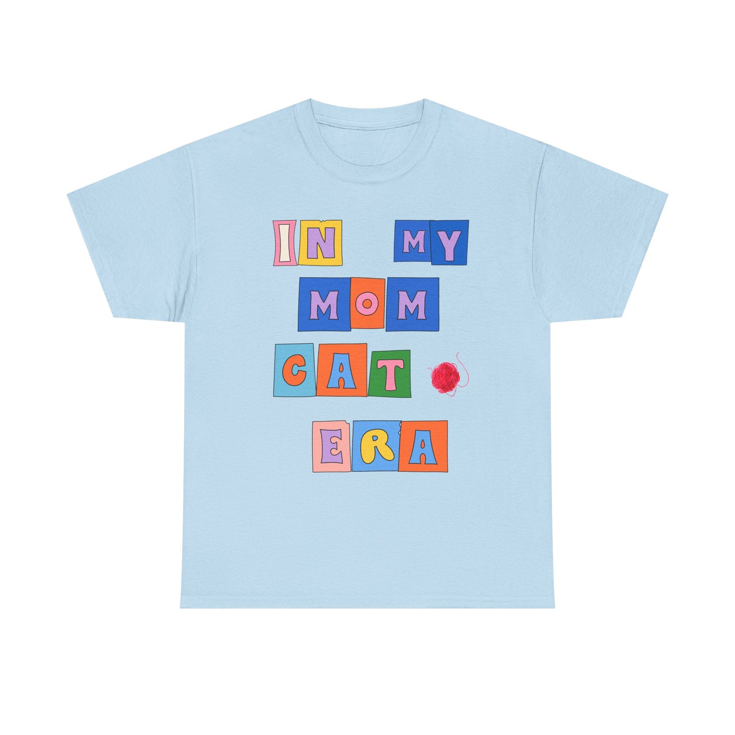 "In My Mom's Cat Era" Unisex Heavy Cotton Tee