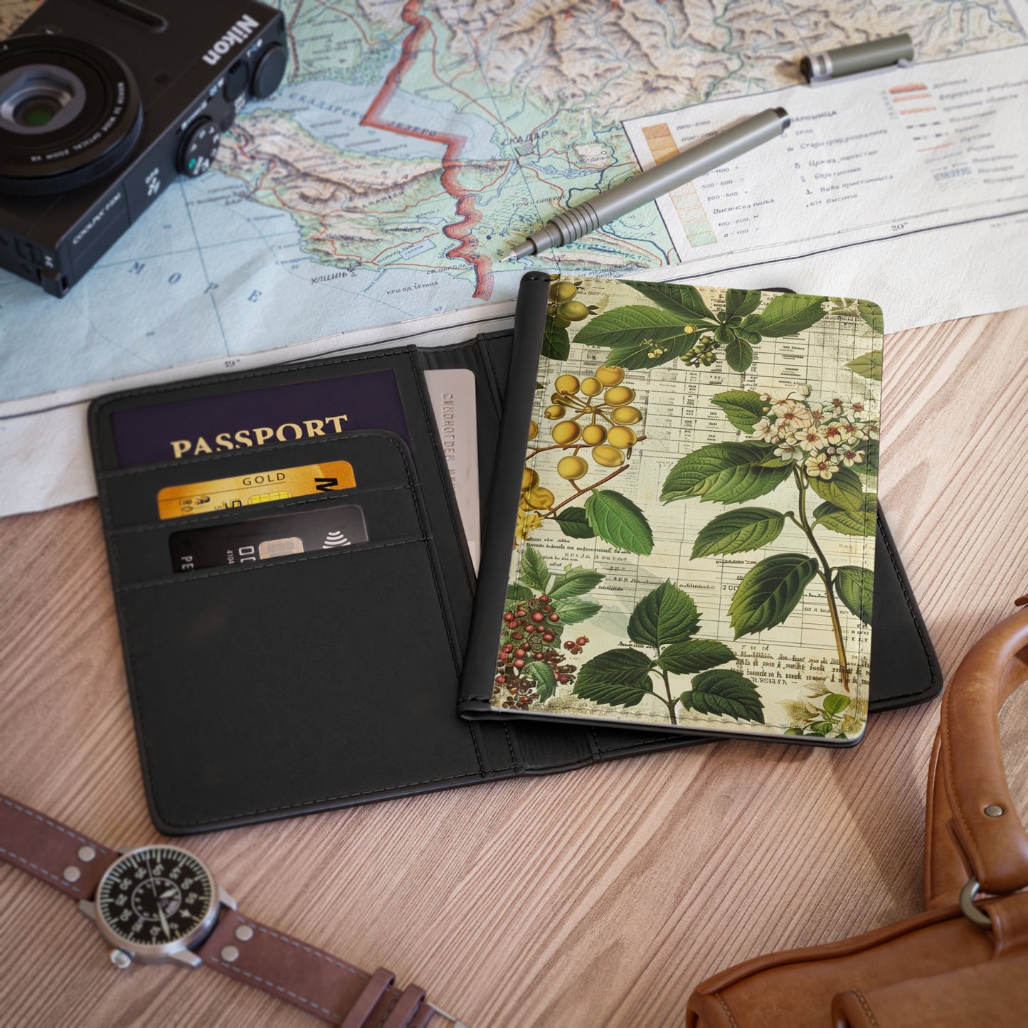 Botanical Passport Cover