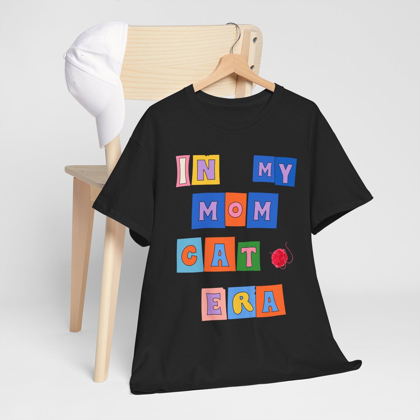 "In My Mom's Cat Era" Unisex Heavy Cotton Tee