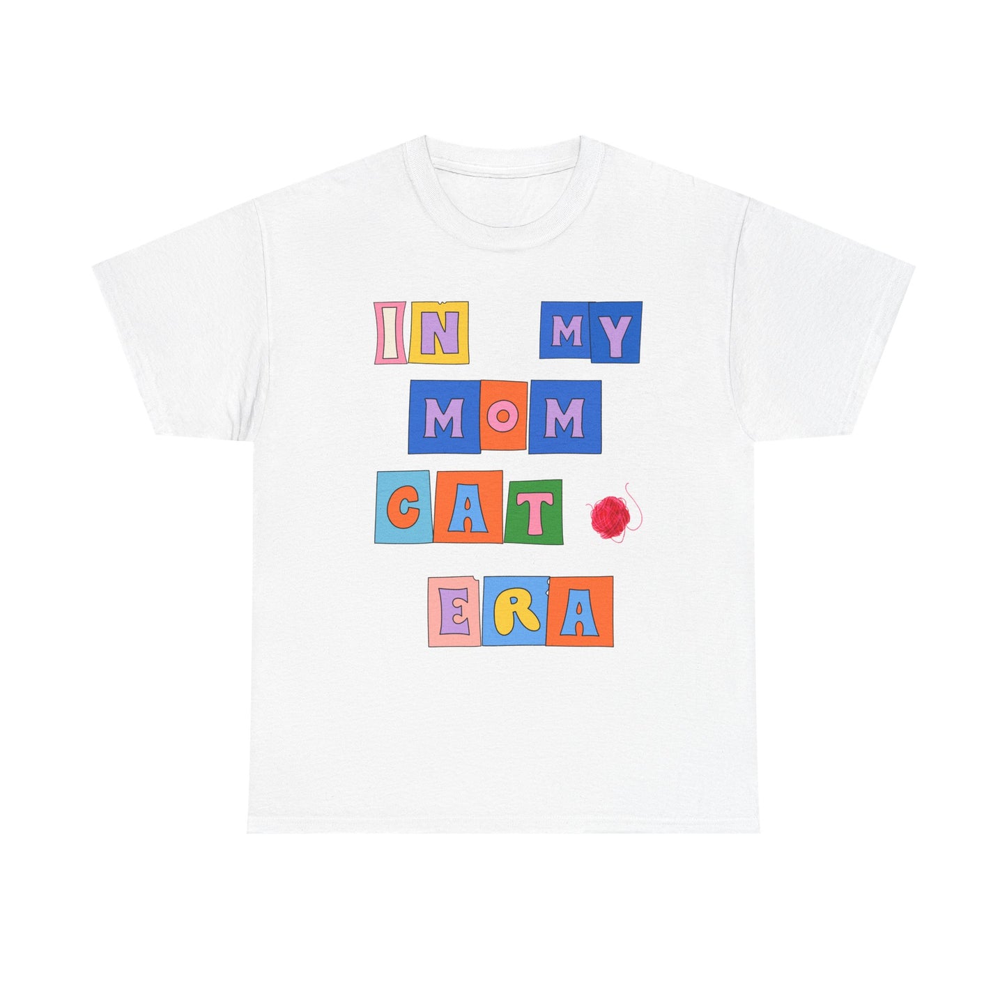 "In My Mom's Cat Era" Unisex Heavy Cotton Tee