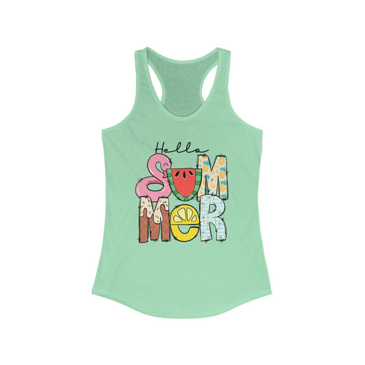 Hello Summer Women's Racerback Tank