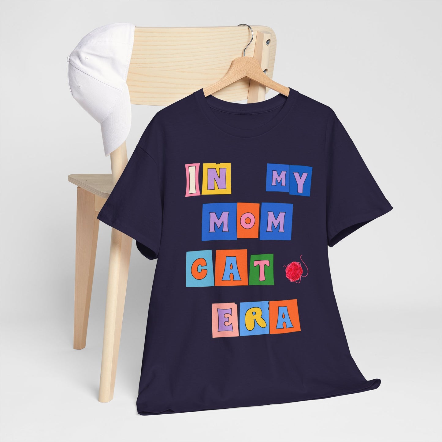 "In My Mom's Cat Era" Unisex Heavy Cotton Tee