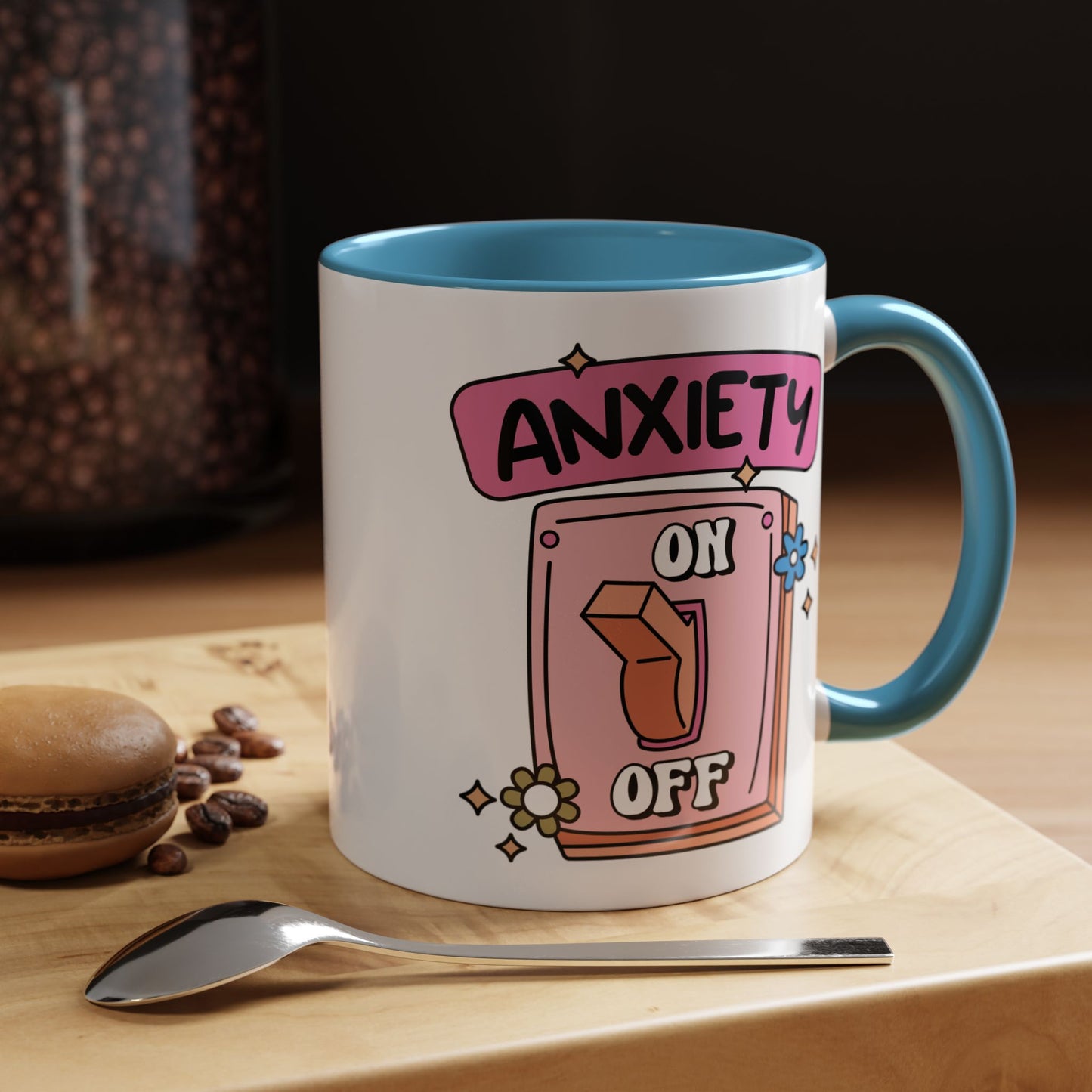 Anxiety On/Off Accent Coffee Mug