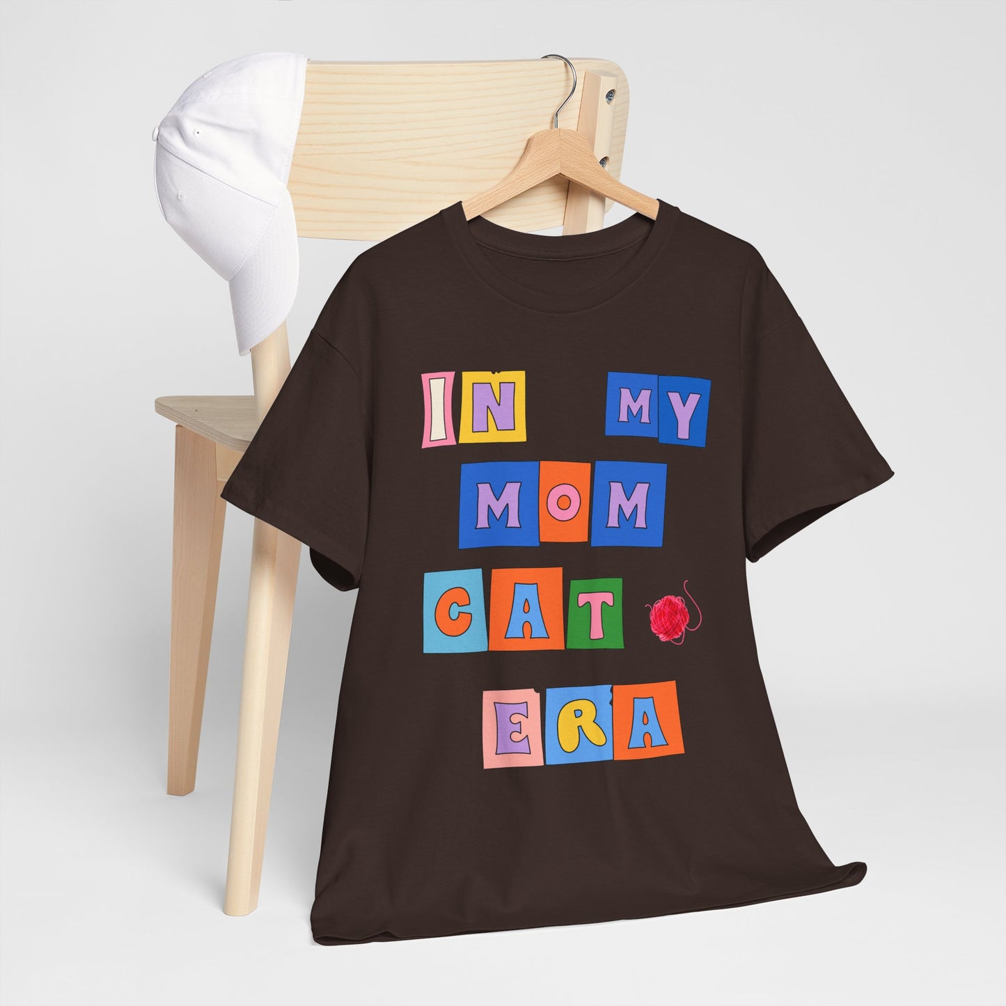 "In My Mom's Cat Era" Unisex Heavy Cotton Tee