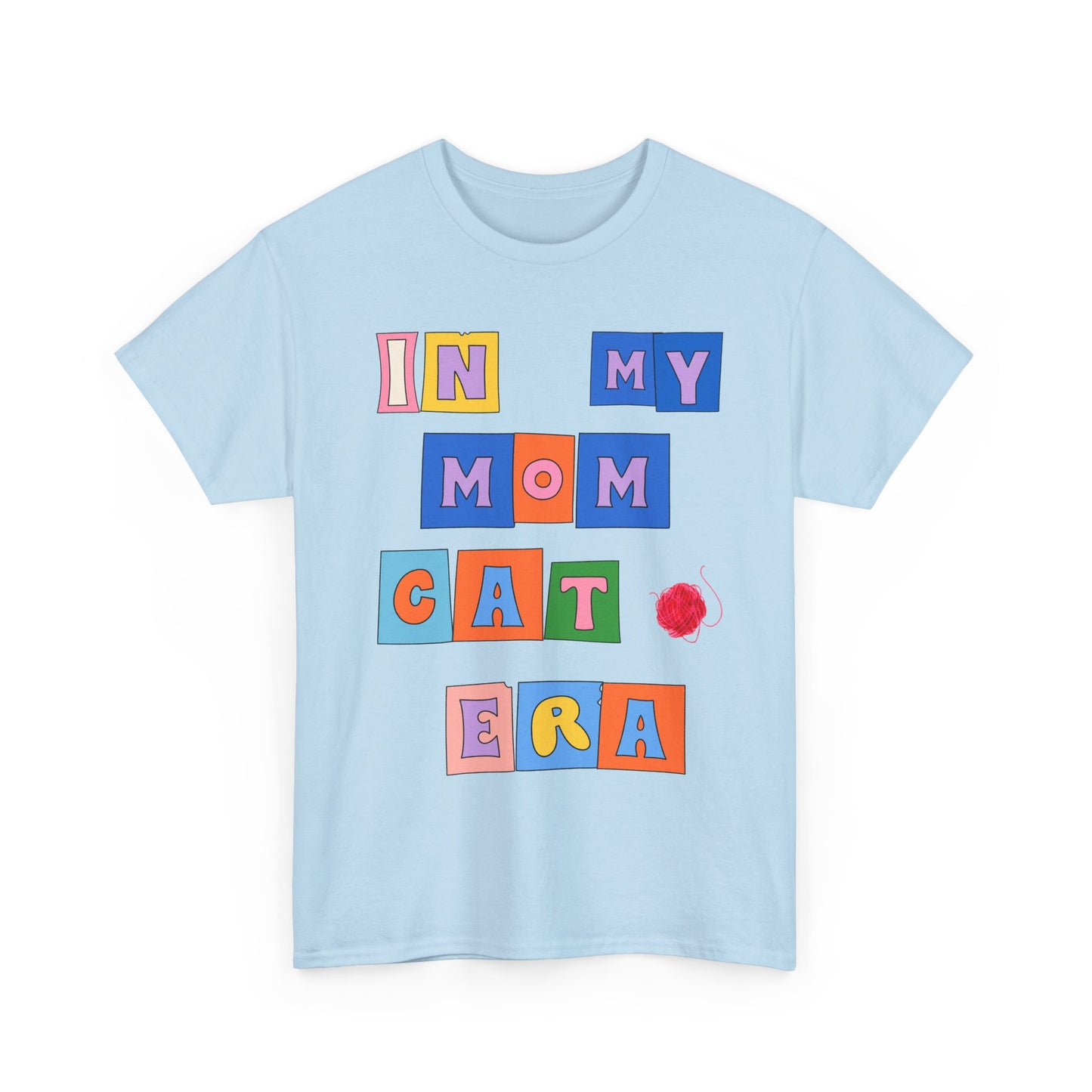 "In My Mom's Cat Era" Unisex Heavy Cotton Tee