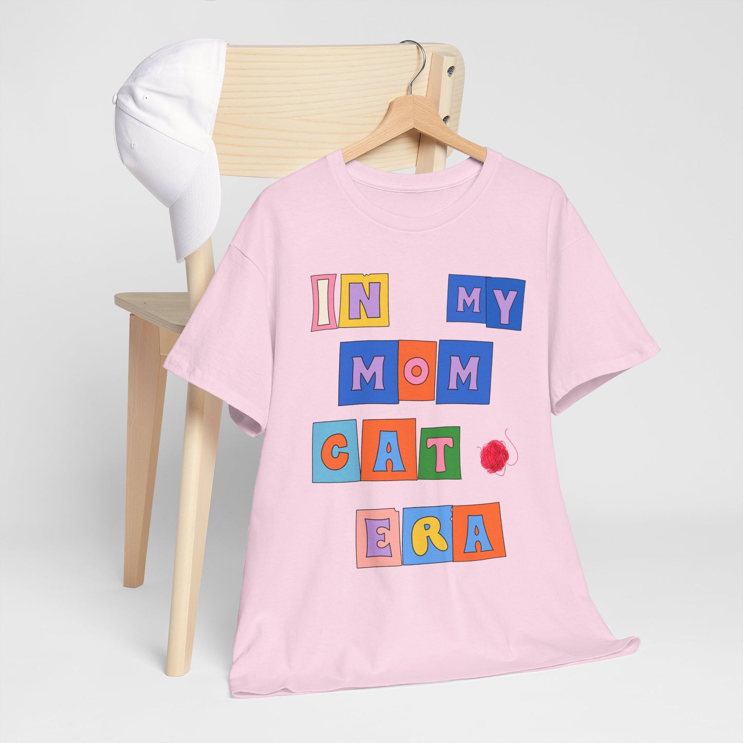 "In My Mom's Cat Era" Unisex Heavy Cotton Tee