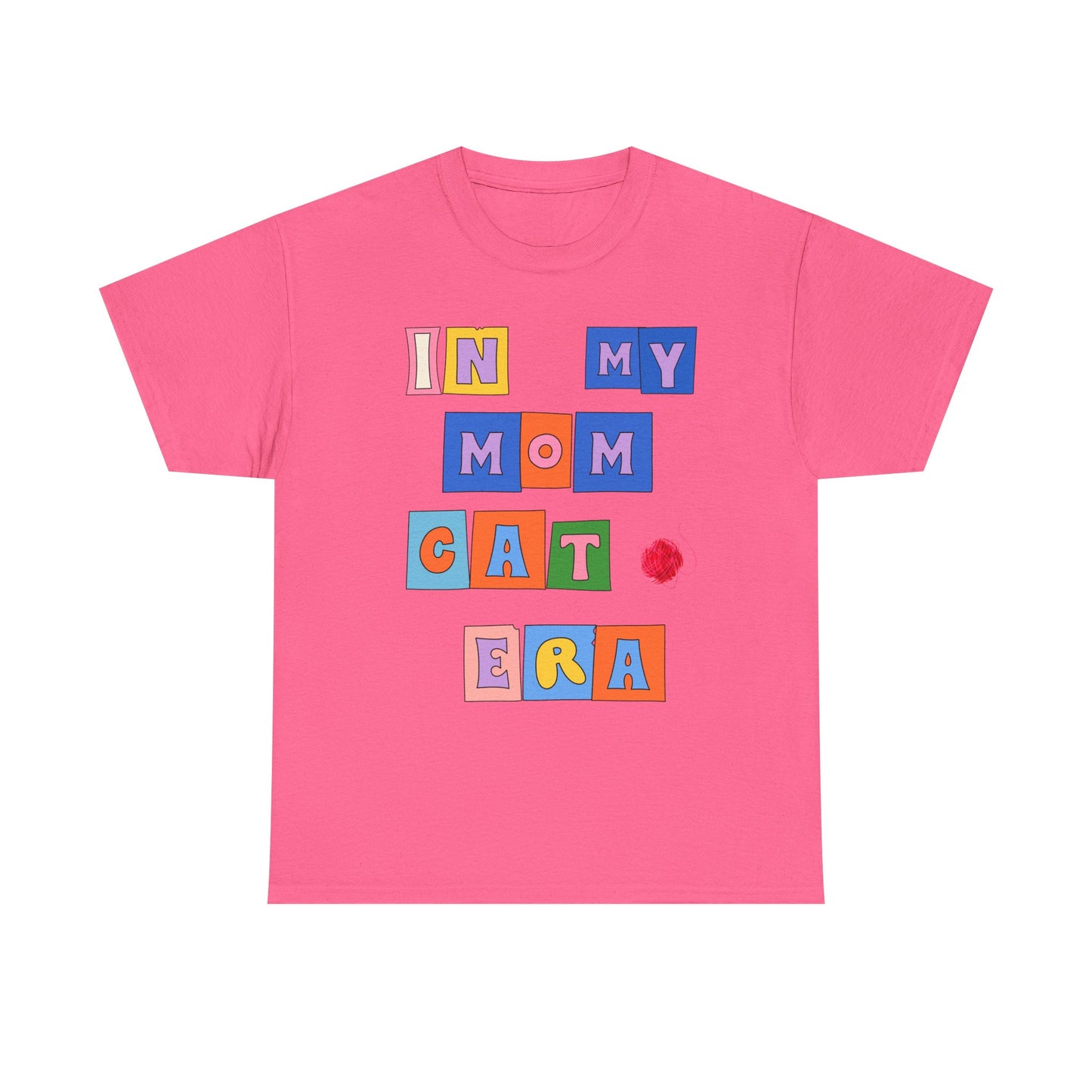 "In My Mom's Cat Era" Unisex Heavy Cotton Tee