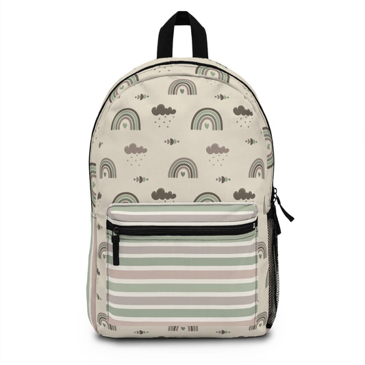 Rainbow-Themed Backpack for Kids