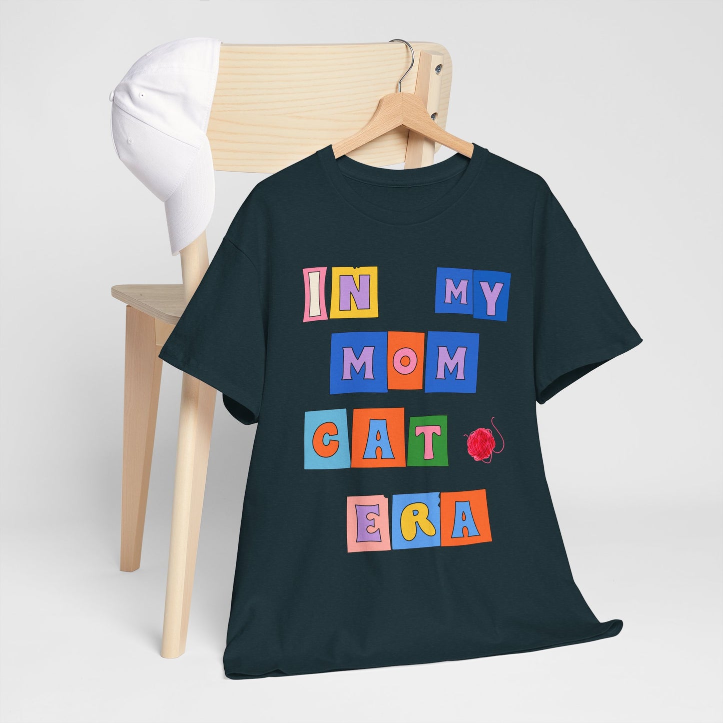 "In My Mom's Cat Era" Unisex Heavy Cotton Tee