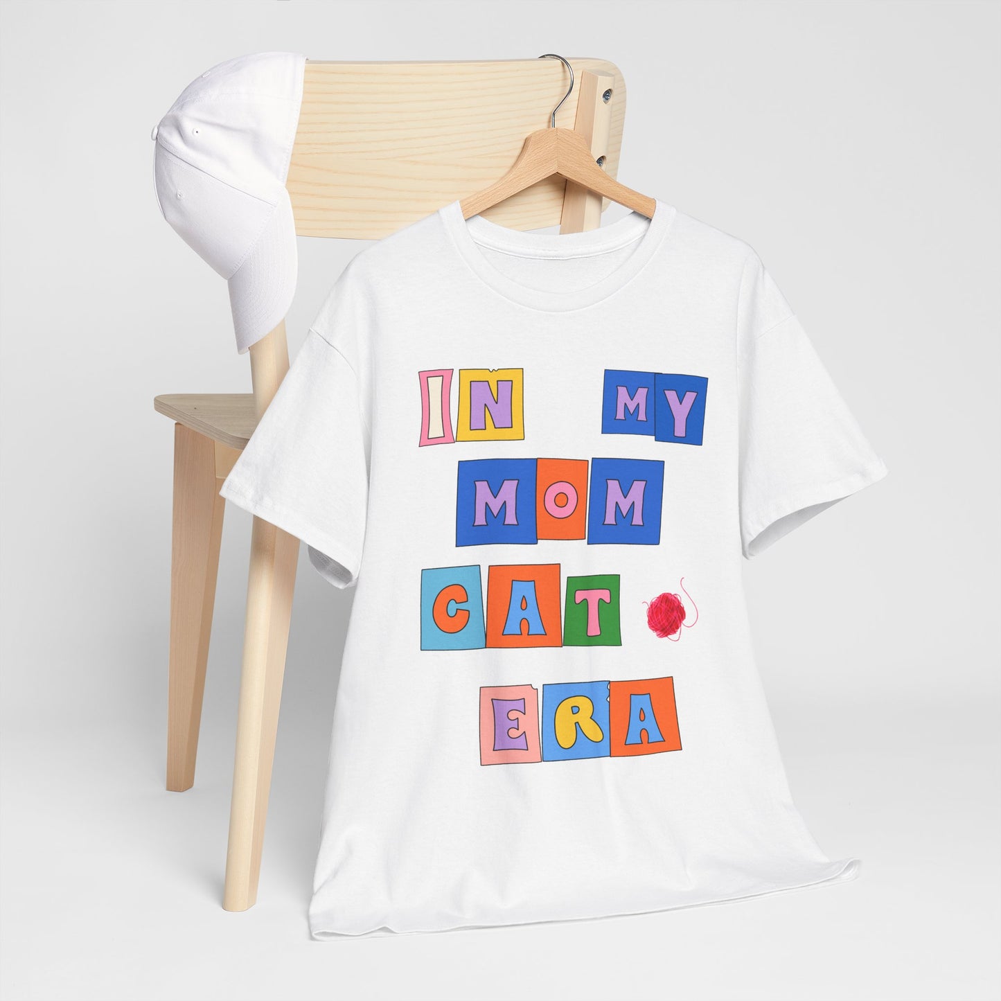 "In My Mom's Cat Era" Unisex Heavy Cotton Tee