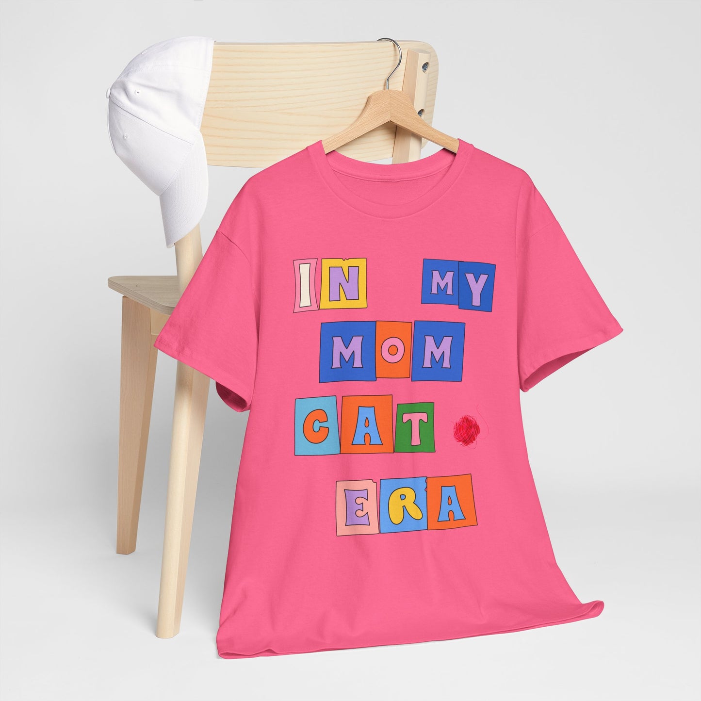"In My Mom's Cat Era" Unisex Heavy Cotton Tee