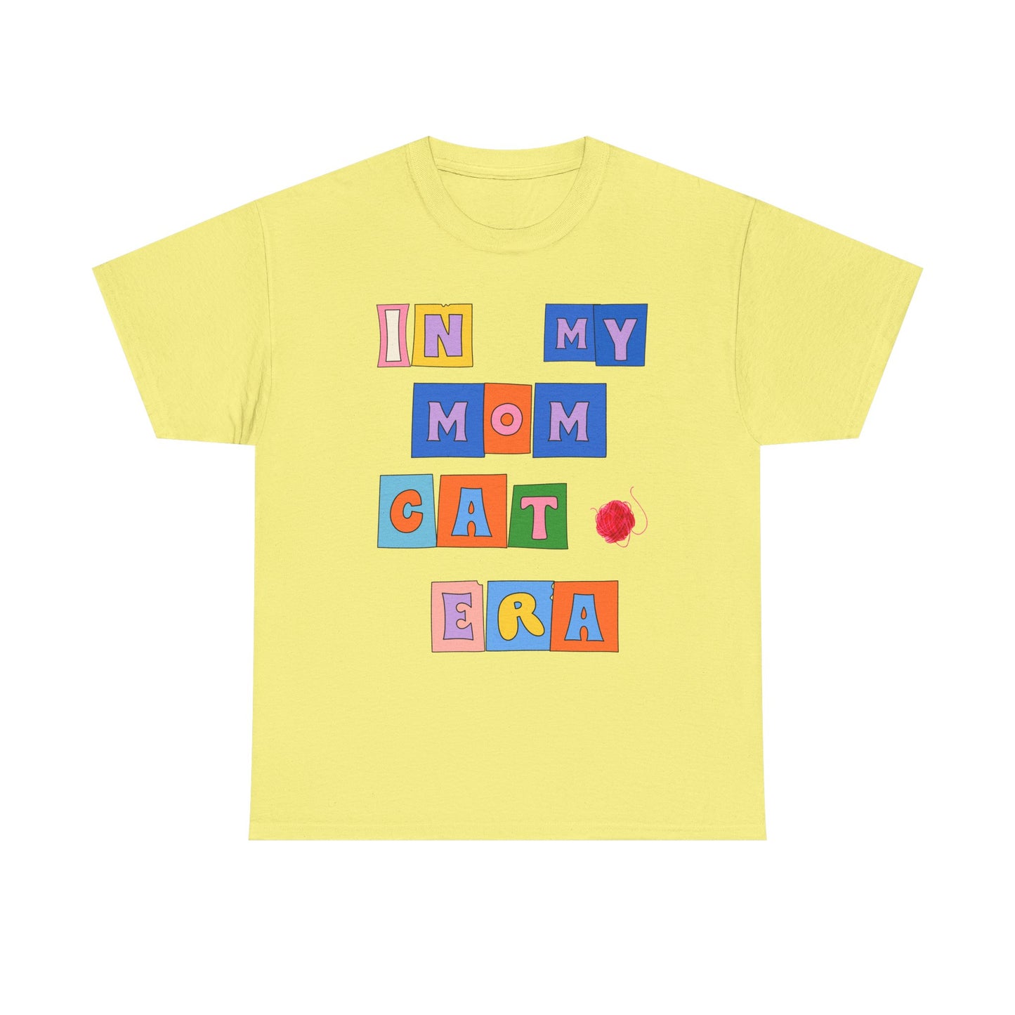 "In My Mom's Cat Era" Unisex Heavy Cotton Tee